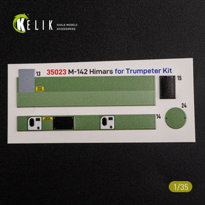 KELIK K35023 M142 HIMARS - Interior 3D Decal and classic Decal for Trumpeter kit 1/35 – zdjęcie 2