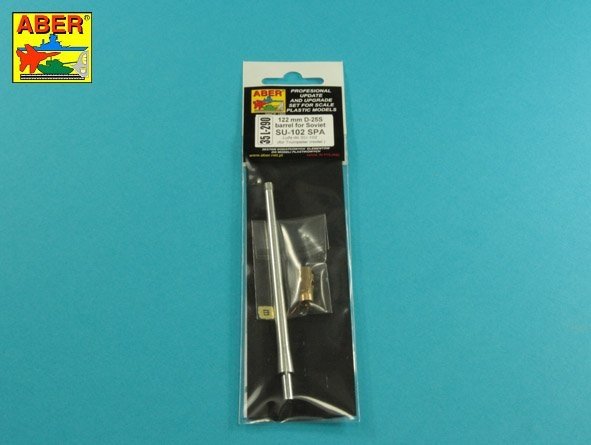 Aber 35L-290 122mm D-25S barrel for Russian SU-102 gun (Trumpeter) 1/35 – image 2