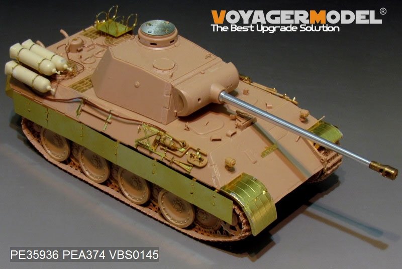 Voyager Model PE35936 WWII German Panther D w/&amp;quot;Stadtgas&amp;quot; Fuel Tanks Basic For MENG TS-038 1/35 – zdjęcie 7