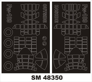 Montex SM48350 Fw-189 A-1 Nacht Jager GREAT WALL HOBBY