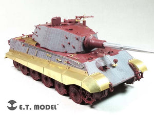 E.T. Model EA35-121 WWII German King Tiger Fender &amp;amp; Side Skirts For Meng Kit 1/35 – zdjęcie 2