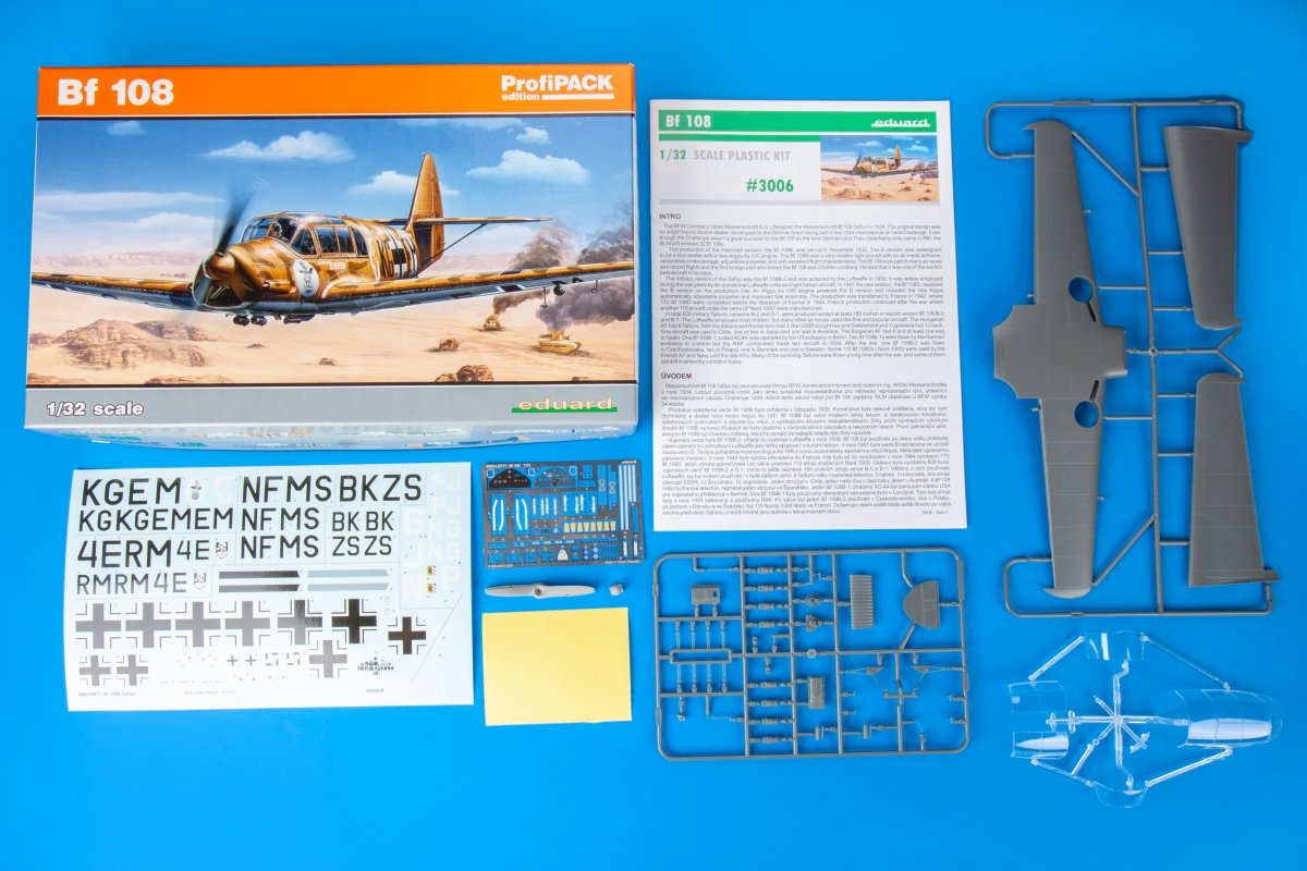 Eduard 3006 Bf 108 1/32 – image 2