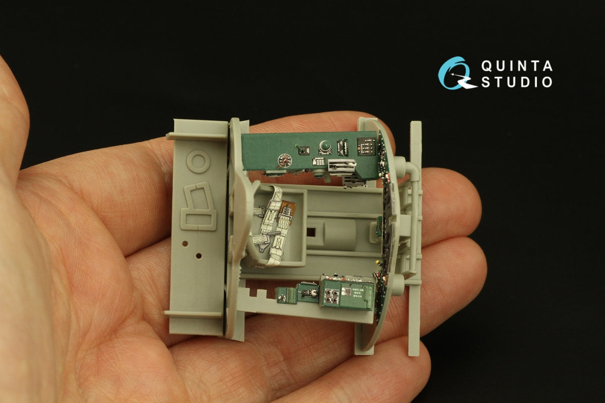 Quinta Studio QD32185 F4F-4 Wildcat 3D-Printed coloured Interior on decal paper (Trumpeter) 1/32 – zdjęcie 10