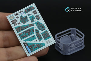 Quinta Studio QDS+48516 Mi-24P Hind-F 3D-Printed coloured Interior on decal paper (Trumpeter) (small version) (with 3D-printed resin parts) 1/48 – zdjęcie 2