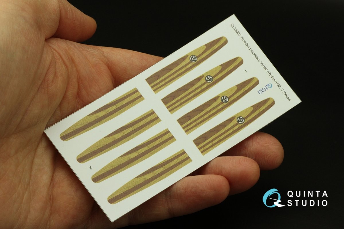 Quinta Studio QL32007 Wooden Propellers Axial (Roden) 1/32 – image 2