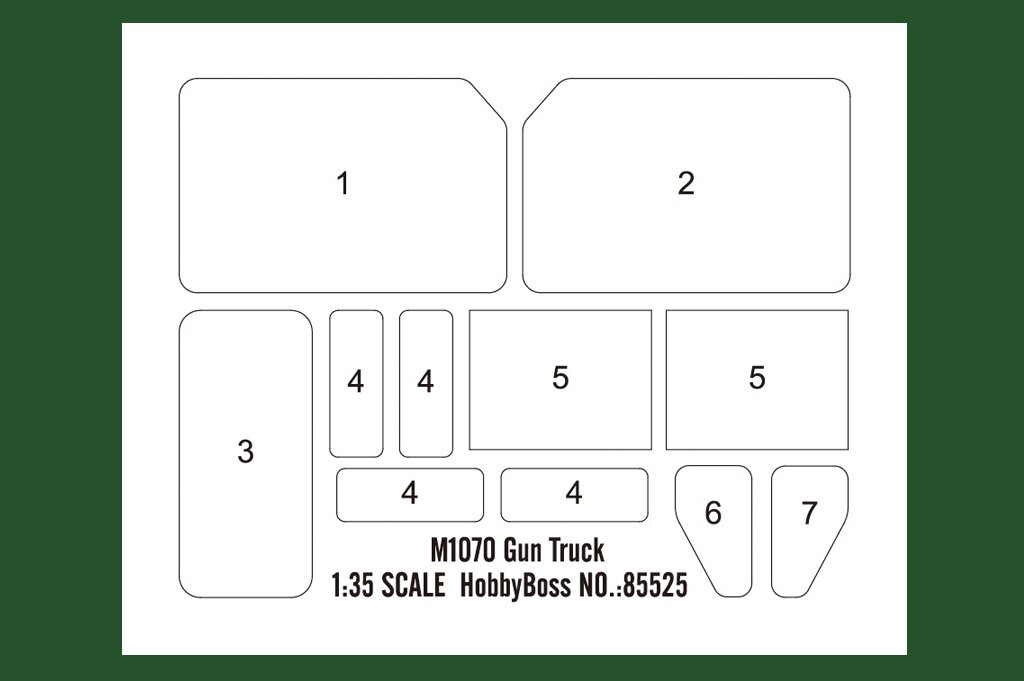 Hobby Boss 85525 M1070 Gun Truck 1/35 – zdjęcie 18