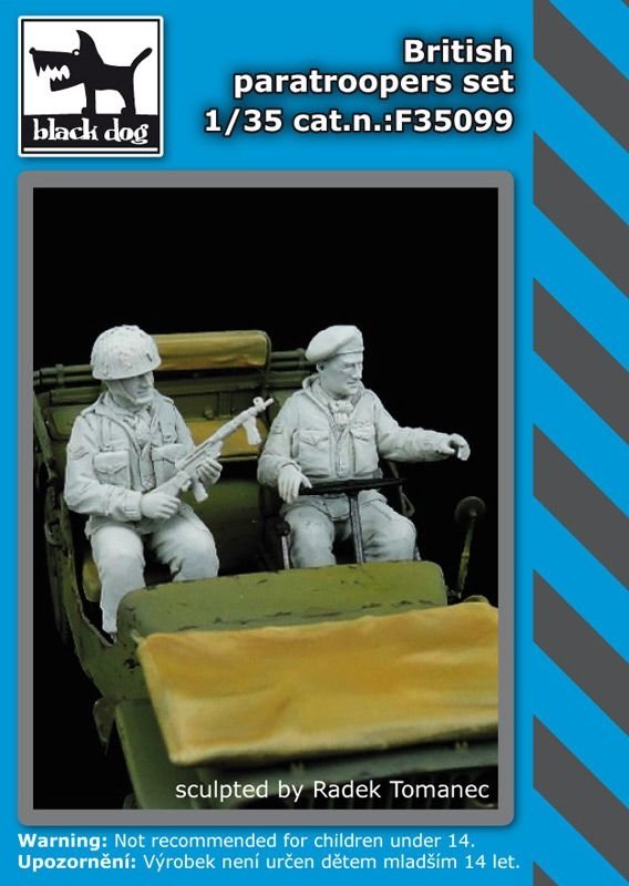 Coffret de parachutistes britanniques Black Dog F35099 au 1/35