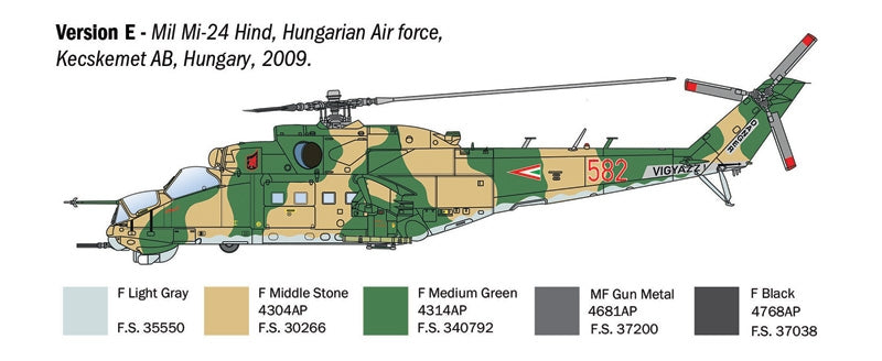 Italeri 1432 Mil Mi-24/Mi-35 Hind 1/72