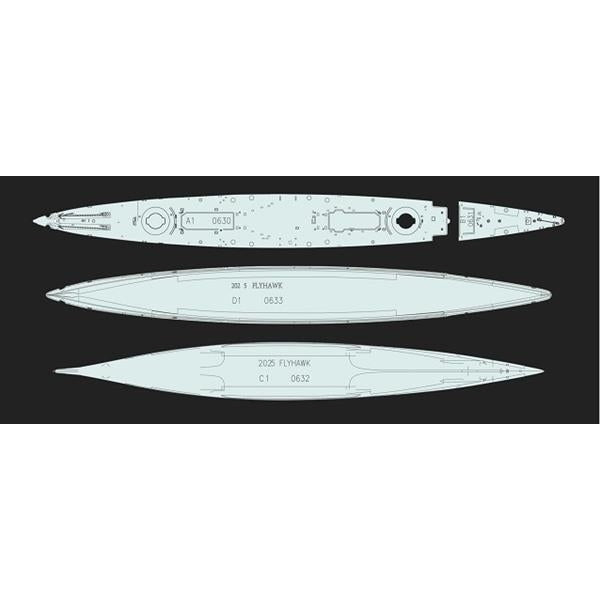 FlyHawk Model FH1168S German Heavy Cruiser Admiral Scheer 1940 ( Deluxe Edition) 1/700