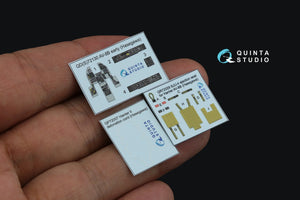 Quinta Studio QD72130 AV-8B early 3D-Printed coloured Interior on decal paper (Hasegawa) 1/72 – zdjęcie 3
