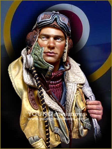 Young Miniatures YM1891 Battle of Britain RAF Pilot WWII 1/10 – zdjęcie 2