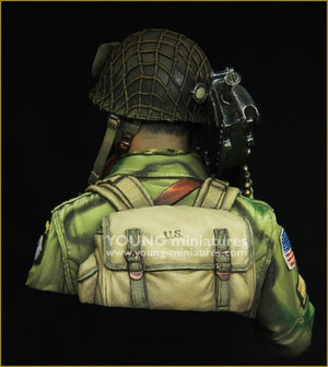 Young Miniatures YM1873 WW2 US AIRBORNE with M1919 1/10 – zdjęcie 6