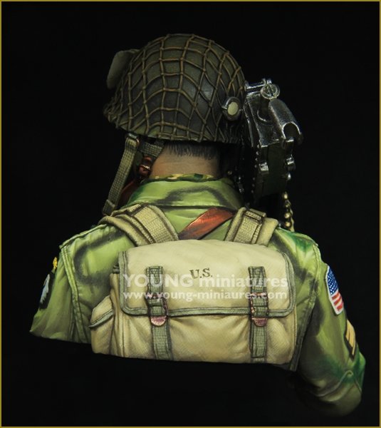 Young Miniatures YM1873 WW2 US AIRBORNE with M1919 1/10 – zdjęcie 6