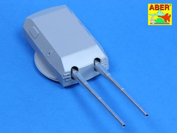 Aber 200L-04 Set of barrels for Bismarck 380mm x 8, 150mm x 12, 105mm x 16 37mm x 16, 20mm x 22 1/200 – image 8