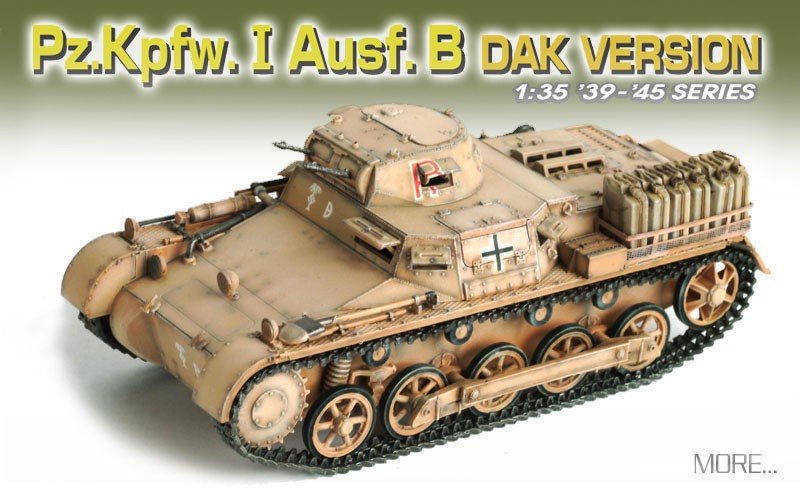 Dragon 6207 Pzkpfw. I Ausf. B, DAK Version 1/35 – zdjęcie 4