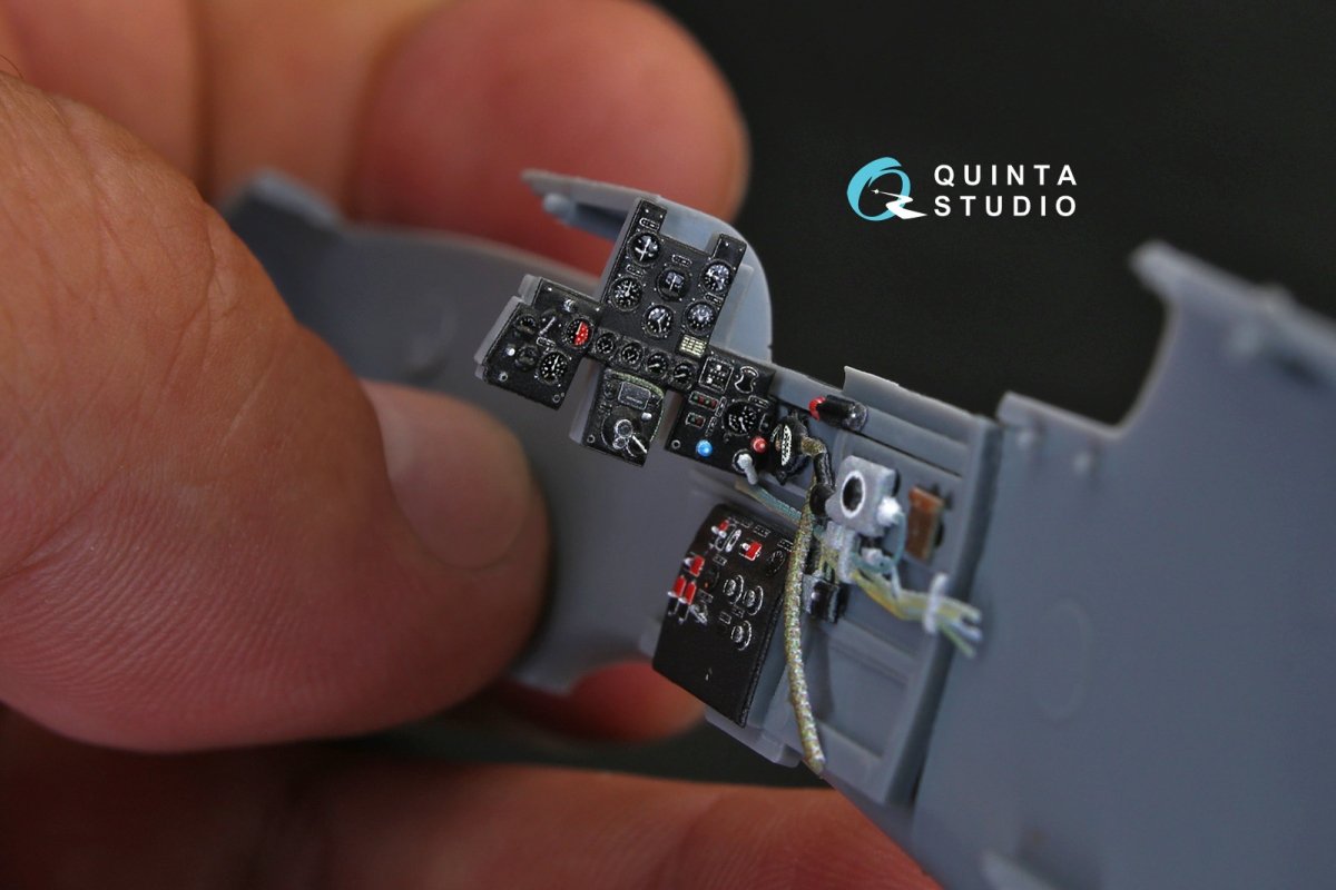 Quinta Studio QD48140 Ki-61-I 3D-Printed &amp;amp; coloured Interior on decal paper (for Hasegawa kit) 1/48 – zdjęcie 7