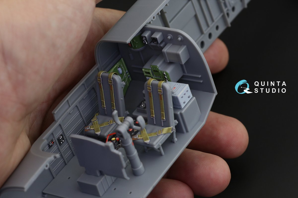 Quinta Studio QD32127 A-26B 3D-Printed &amp;amp; colored Interior on decal paper (Hobby Boss) 1/32 – image 16
