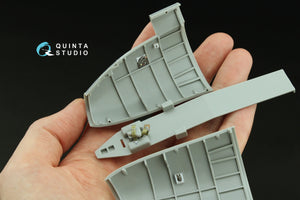 Quinta Studio QD32236 Boeing B-17E/F Navigator, bombardier, waist and tail gunners compartments. 3D-Printed coloured Interior (HK models) 1/32 – zdjęcie 5