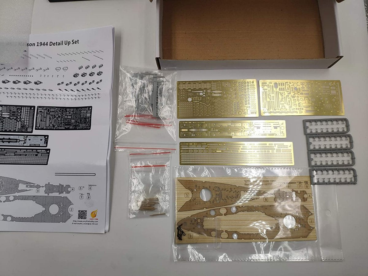 Very Fire VF700004 Battleship HMS Nelson Detail up Set for Trumpeter 06717 1/700 – zdjęcie 3