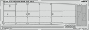 Eduard 49988 Ju 52 passenger seats 1/48 REVELL – image 2
