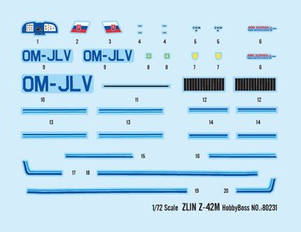 Hobby Boss 80231 ZLIN Z-42M 1/72 – image 2
