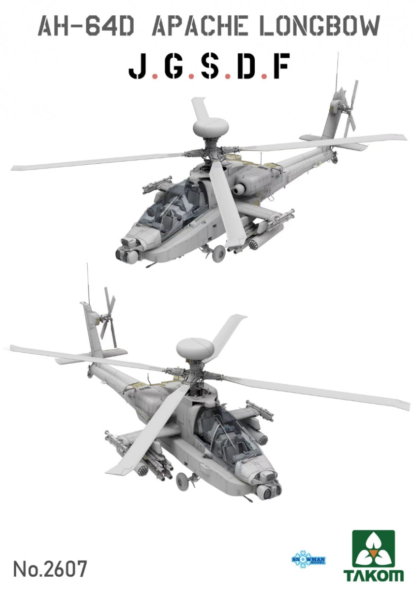 Takom 2607 AH-64D Apache Longbow Hélicoptère d&amp;#39;attaque JGSDF 1/35 – image 2
