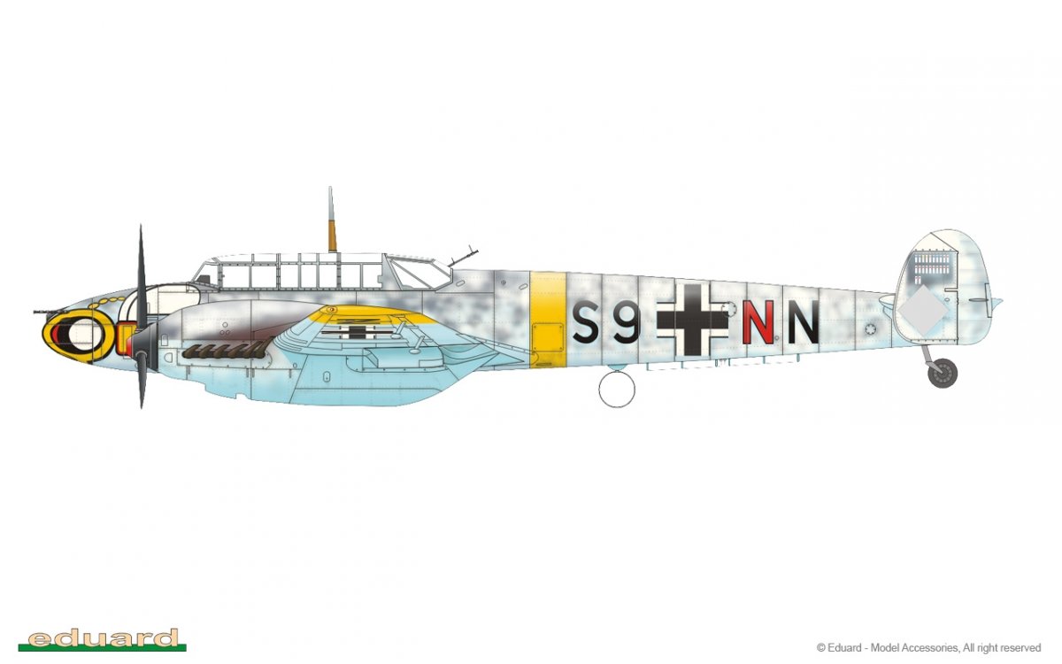 Eduard 7083 Bf 110E 1/72 – image 13