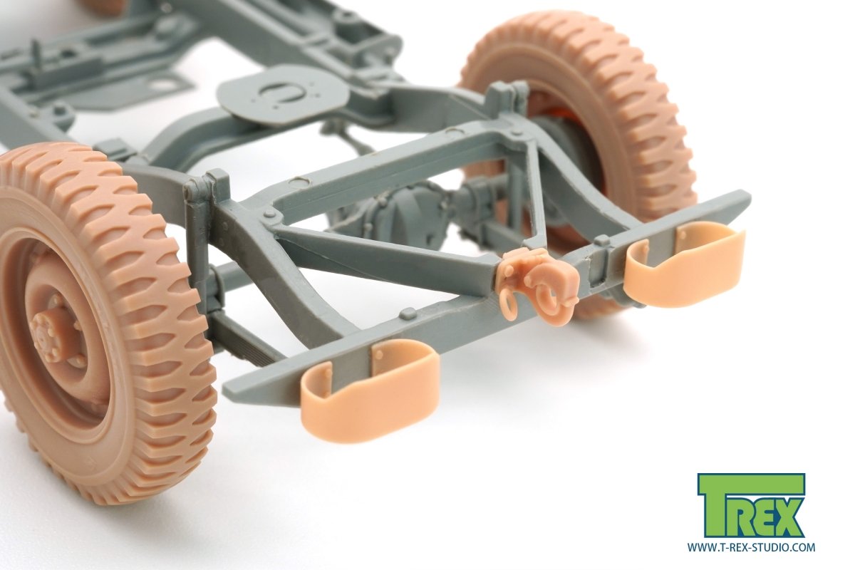 T-Rex Studio TR35054 Willys MB Rear Panel w/Tow Hook Set for TAKOM 1/35 – immagine 4