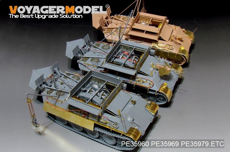 Voyager Model PE35960 WWII German Bergepanther Ausf.G Basic For TAKOM 2107 1/35 – zdjęcie 20
