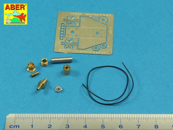 Aber 16054 US Army MP-48 antenna base could be usen to RC models 1/16 – zdjęcie 2