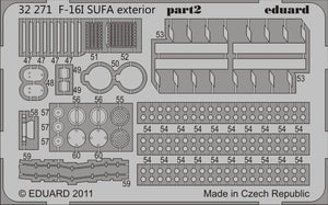 Eduard 32271 F-16I SUFA exterior ACADEMY 1/32 – zdjęcie 2