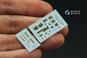 Quinta Studio QD72162 A6M2 Zero (Mitsubishi Prod.) 3D-Printed coloured Interior on decal paper (Tamiya) 1/72 – zdjęcie 3