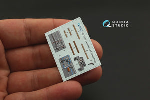 Quinta Studio QD72010 La-5 3D-Printed &amp;amp; colored Interior on decal paper (for ClearProp kit) 1/72 – image 3