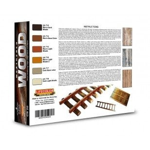 Lifecolor CS20 Acrylic paint set Wood 6x22ml – zdjęcie 2