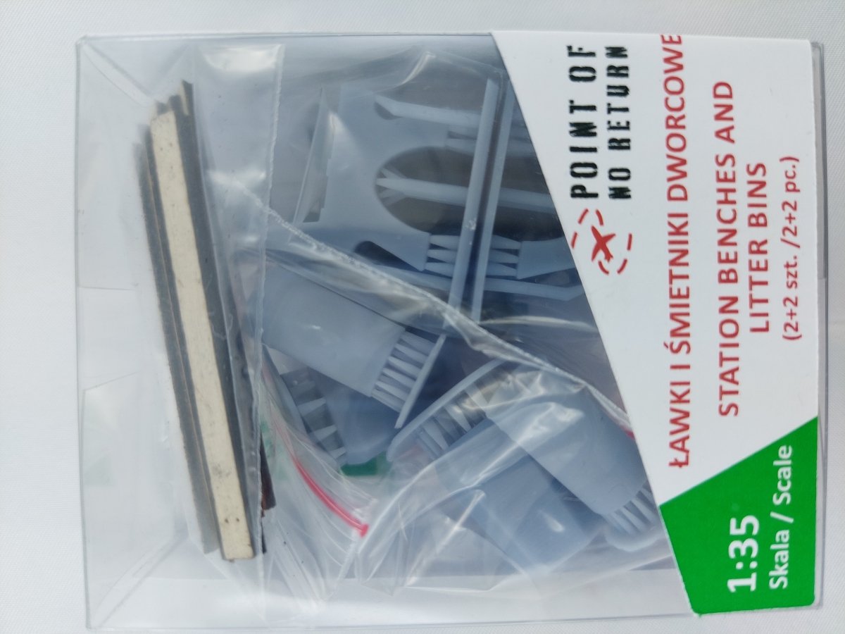 Point of no Return 3522010 Station benches and trash cans 1/35 – image 2