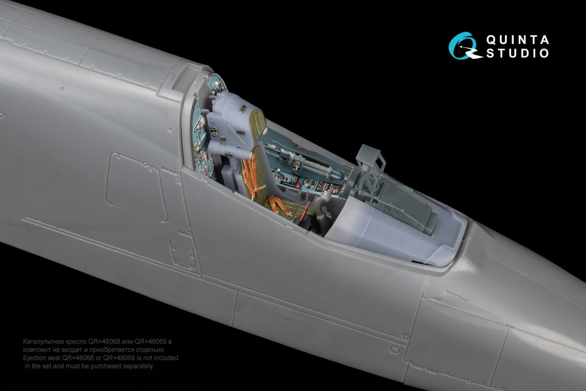 Quinta Studio QD+48438 Su-25SM/SM3 3D-Printed coloured Interior on decal paper (Zvezda/Quinta Models/Arma Models) 1/48 – zdjęcie 11