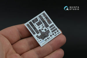Quinta Studio QDS-48572 AH-64A 3D-Printed &amp;amp; coloured Interior on decal paper (Academy/Modelist) (small version) 1/48 – zdjęcie 5