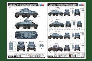 Hobby Boss 83889 M35 Mittlere Panzerwagen ADGZ-Daimler 1/35 – Bild 3