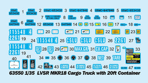 I Love Kit 63550 LVSR MKR18 Cargo Truck with 20ft Container 1/35 – image 6