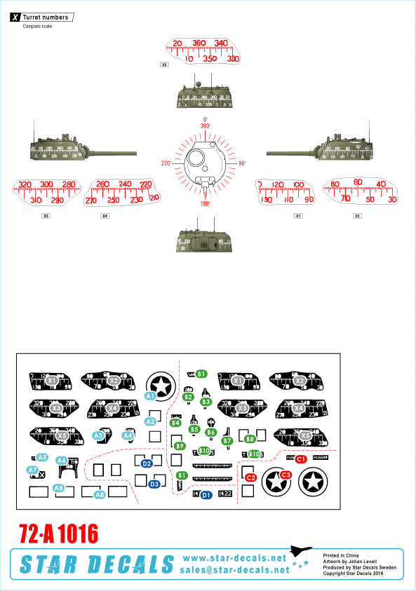 Star Decals 72-A1016 RMASG Sherman. Royal Marines Support tanks in Narmandie 1/72 – zdjęcie 2