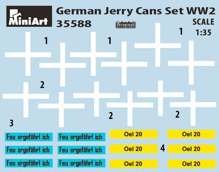 MiniArt 35588 German Jerry Can Set WWII 1/35 – zdjęcie 6