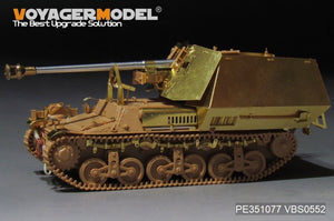 Kit de base de mise à niveau Voyager Model PE351077 pour Sd.Kfz.135 Marder I allemand de la Seconde Guerre mondiale, canon de 75 mm PaK.40/1 auf Gw.Lr.s(f) (pour TAMIYA 35370) à l&amp;#39;échelle 1/35 – image 2