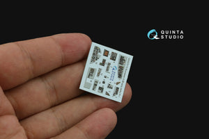 Quinta Studio QDS-72172 Blackburn Buccanneer S.2B Early 3D-Printed &amp;amp; coloured Interior on decal paper (Airfix) (small version) 1/72 – zdjęcie 6