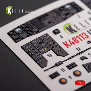 KELIK K48113 UH-60A Black Hawk - Type 1 interior 3D decals for ICM kit 1/48 – zdjęcie 6