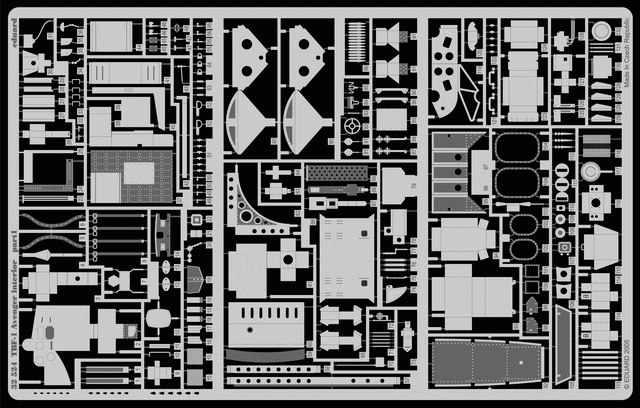 Eduard 32524 TBF-1 interior 1/32 TRUMPETER – zdjęcie 3