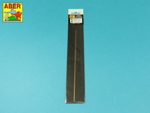 Aber KR-10 Kwadratowe pręty mosiężne 1,0mm długość 245mm x 2 szt. / Brass square rods 1,0mm length 245mm x2 pcs. – zdjęcie 3
