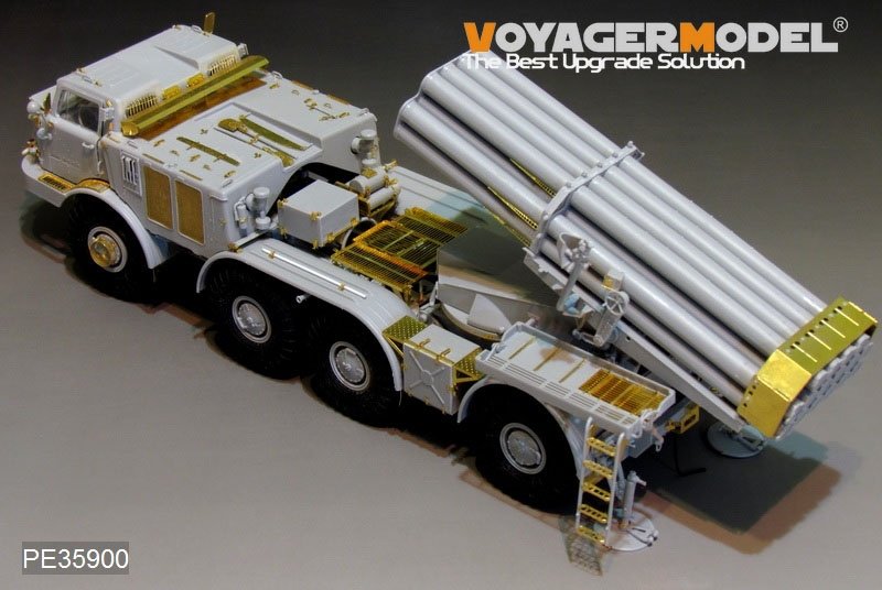 Voyager Model PE35900 Modern Russian 9P140 TEL of 9K57 Uragan(BM-27) MLRS Basic For TRUMPETER 1/35 – zdjęcie 10