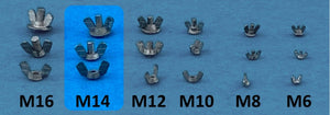 Point of no Return 1623005 Nakrętki motylkowe M14 / M14 wing nuts 1/16 – zdjęcie 3