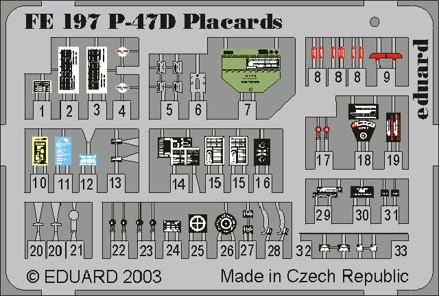 Eduard BIG4815 P-47D-20 1/48 TAMIYA – zdjęcie 6