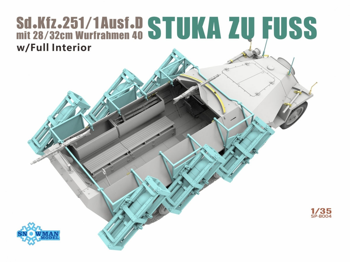 Snowman Model SP-8004 Stuka zu Fuss Sd.Kfz.251/1 Ausf.D 1/35